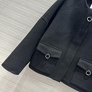 Hermes Jacket Women Autumn Winter Black/White - 3