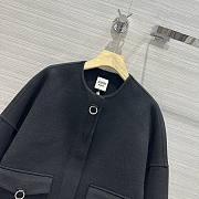 Hermes Jacket Women Autumn Winter Black/White - 6