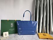 Goyard With Zipper Blue Bag Size 35 x 27 x 14 cm - 1