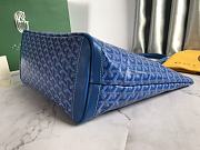 Goyard With Zipper Blue Bag Size 35 x 27 x 14 cm - 2