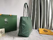 Goyard With Zipper Green Bag Size 35 x 27 x 14 cm - 5