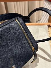 Hermes Lindy Black Gold/Silver Buckle Bag Size 26 cm - 2