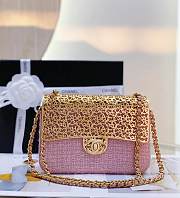 Chanel CF Metal Bag Pink Size 17 x 12 x 5 cm - 1