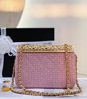Chanel CF Metal Bag Pink Size 17 x 12 x 5 cm - 3