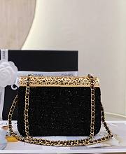 Chanel CF Metal Bag Black Size 17 x 12 x 5 cm - 3