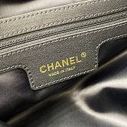 Chanel New Pearl Shopping Bag Black Size 37 cm - 5