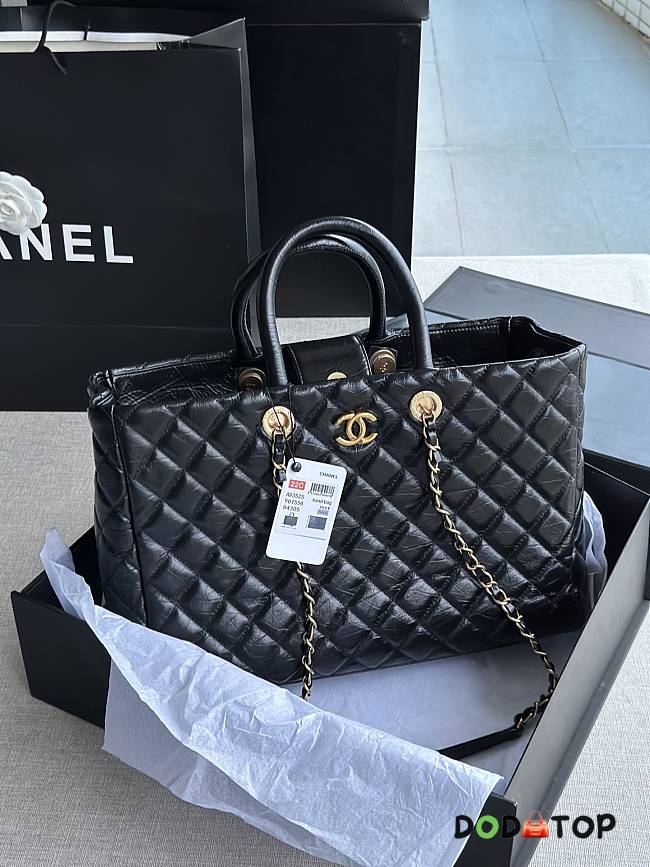 Chanel Shopping Bag A93525 Crinkle-effect Calfskin Size 36 x 38 x 16 cm - 1