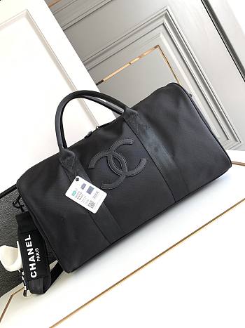 Chanel Travel Bag Black Size 45 x 25 x 21 cm