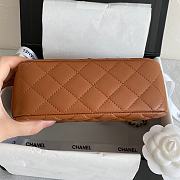 Chanel Flap Handle Bag Brown Size 18 × 7 × 12 cm - 2