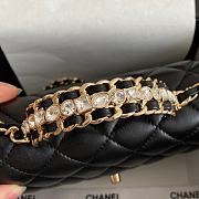 Chanel Flap Handle Bag Black Size 18 × 7 × 12 cm - 5