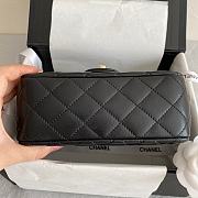 Chanel Flap Handle Bag Black Size 18 × 7 × 12 cm - 4