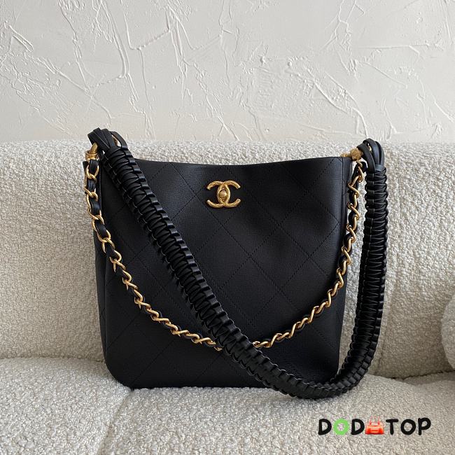 Chanel Hobo Hippie Bag Black Size 25 × 8 × 25 cm - 1