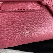Celine Belt Pico Mini Bag Pink Size 16 x 21 x 8 cm - 6
