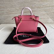 Celine Belt Pico Mini Bag Pink Size 16 x 21 x 8 cm - 2