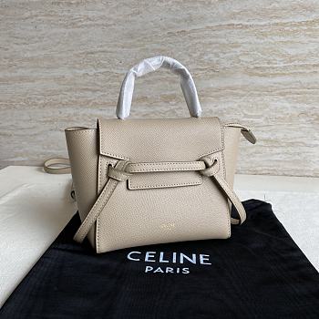 Celine Belt Pico Mini Bag Beige Size 16 x 21 x 8 cm