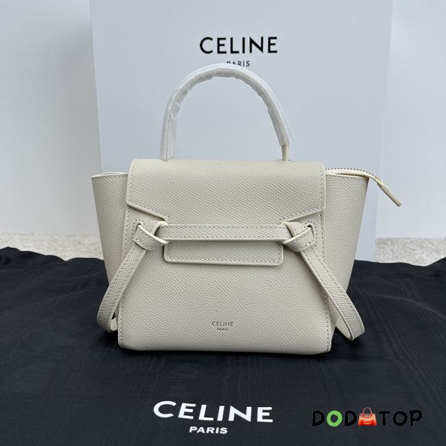 Celine Belt Pico Mini Bag White Size 16 x 21 x 8 cm - 1