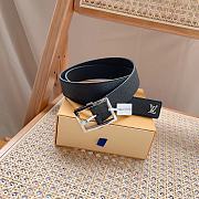 Louis Vuitton LV Black Belt Size 3.5 cm - 5