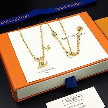 LV Iconic Pearls Necklace Gold/Silver