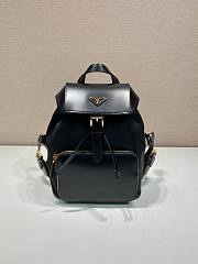 Prada Re-Nylon And Brushed Leather Backpack Size 20.5 x 25 x 11.5 cm - 1