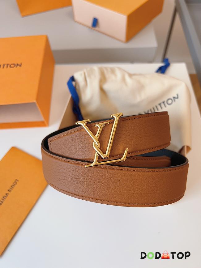 Louis Vuitton LV Belt 02 Brown 3.5 cm - 1