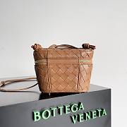 Bottega Veneta Intrecciato Nappa Mini Shoulder Bag Brown Size 18 x 12 cm - 6