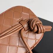 Bottega Veneta Intrecciato Nappa Mini Shoulder Bag Brown Size 18 x 12 cm - 2