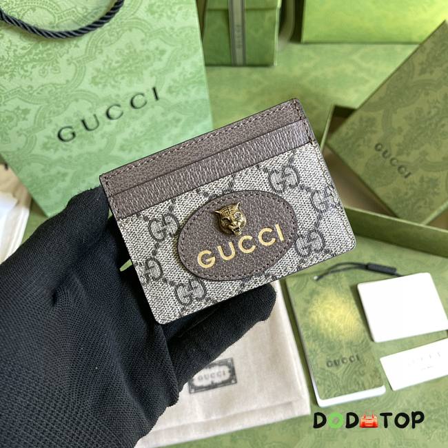 Gucci Neo Vintage GG Card Holder Size 10 x 7 cm - 1