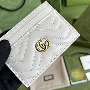 Gucci GG Marmont Card Case White 10 x 7 cm - 4