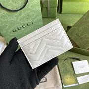 Gucci GG Marmont Card Case White 10 x 7 cm - 3