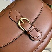 Gucci Shoulder Bag With Logo Brown Size 25 x 19 x 8 cm - 3