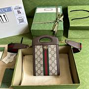 Gucci Ophidia Top Handle Mini Bag Size 14 x 22.5 x 4.5 cm - 1