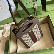 Gucci Ophidia Top Handle Mini Bag Size 14 x 22.5 x 4.5 cm - 5