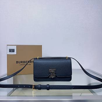 Burberry Bag Mini TB Black Size 20 x 5.5 x 12.5 cm