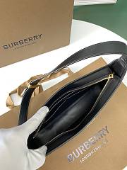 Burberry TB Leather Shoulder Bag Black Size 28 x 5 x 14 cm - 3