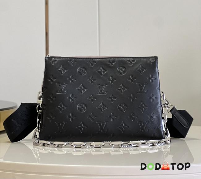 Louis Vuitton Coussin Black Silver Hardware Size 26 x 20 x 12 cm - 1