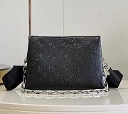 Louis Vuitton Coussin Black Silver Hardware Size 26 x 20 x 12 cm - 1