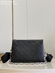 Louis Vuitton Coussin Black Silver Hardware Size 26 x 20 x 12 cm - 3