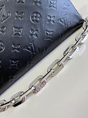Louis Vuitton Coussin Black Silver Hardware Size 26 x 20 x 12 cm - 6