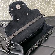 Valentino Garavani Supervee Small Leather Top Handle Bag Black Size 19 x 10.5 x 5 cm - 5