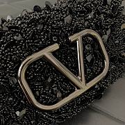 Valentino Garavani Supervee Small Leather Top Handle Bag Black Size 19 x 10.5 x 5 cm - 3