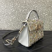 Valentino Garavani Vsling Mini 3D Sequins Top-Handle Bag Size 19 x 13 x 9 cm - 5