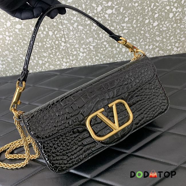Valentino Garavani Loco Handbag Black Size 27 x 13 x 6 cm - 1