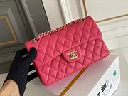 Chanel Flap Bag Small Light Rose Red Size 23 x 14.5 x 6 cm - 2