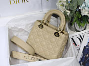Lady Dior My Abcdior Bag Beige Size 20 x 16.5 x 8 cm - 5