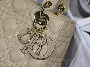 Lady Dior My Abcdior Bag Beige Size 20 x 16.5 x 8 cm - 3