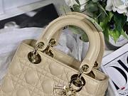 Lady Dior My Abcdior Bag Beige Size 20 x 16.5 x 8 cm - 2