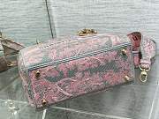 Dior Lady Pink/Grey Medium D-Lite Bag Size 24 cm - 4