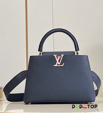 Louis Vuitton Capucines M21150 MM Dark Blue Size 31.5 x 20 x 11 cm - 1