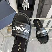 Dior Every-D Slide Black Embossed Lambskin - 6
