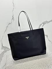 Prada Nylon Tote Bag Black 1BG107 Size 40 x 34 x 16 cm - 4